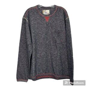 32 Bar Blues Shirt Mens XL Long Sleeve Gray Casual Dadcore Band Gorpcore Music